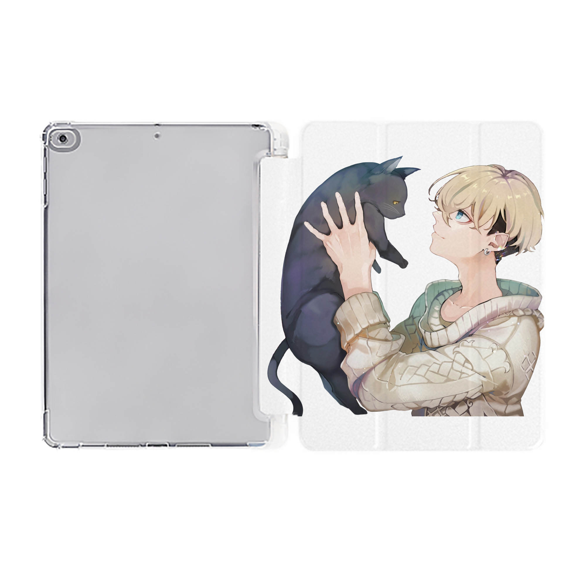 （画像用） 東京リベンジャーズ Tokyo Revengers IPad ケース ペン収納付き 三つ折りスタンド PUレザー×シリコン 対応機種9.5/10.5/10.9インチ